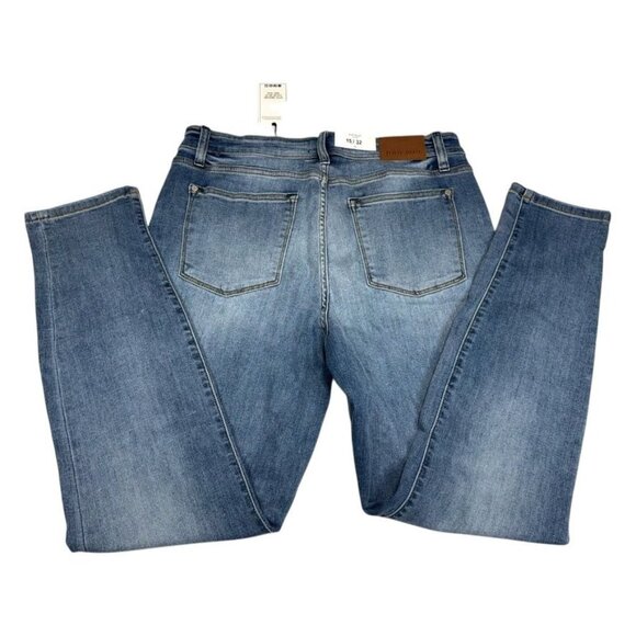 NWT Judy Blue Slim Fit Jeans Blue Waist 32 - Picture 2 of 11